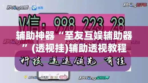 辅助神器“至友互娱辅助器”(透视挂)辅助透视教程
