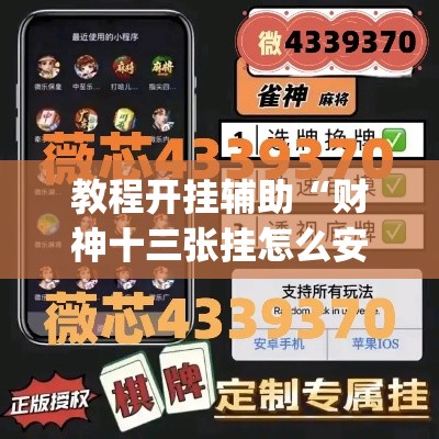 教程开挂辅助“财神十三张挂怎么安装”(透视挂)辅助透视教程