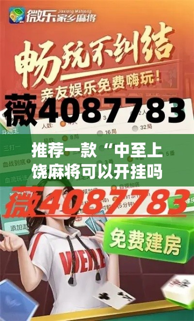 推荐一款“中至上饶麻将可以开挂吗”(透视挂)辅助透视教程