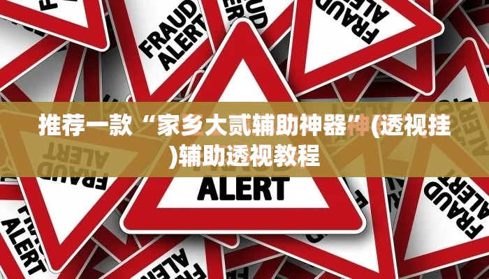 推荐一款“家乡大贰辅助神器”(透视挂)辅助透视教程