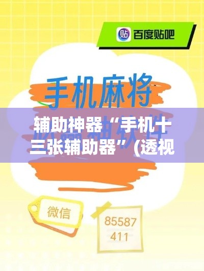 辅助神器“手机十三张辅助器”(透视挂)辅助透视教程