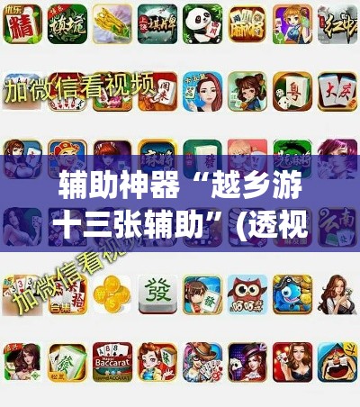 辅助神器“越乡游十三张辅助	”(透视挂)辅助透视教程