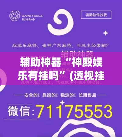 辅助神器“神殿娱乐有挂吗”(透视挂)辅助透视教程