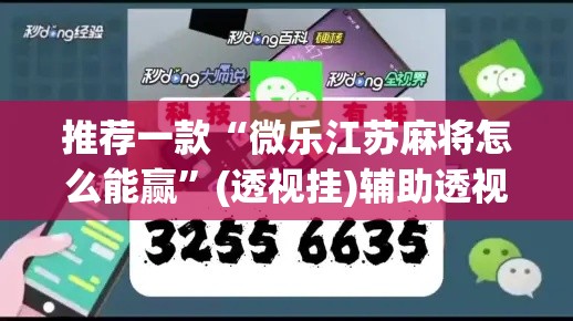 推荐一款“微乐江苏麻将怎么能赢”(透视挂)辅助透视教程