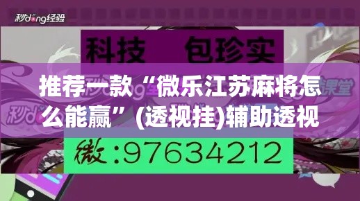 推荐一款“微乐江苏麻将怎么能赢”(透视挂)辅助透视教程