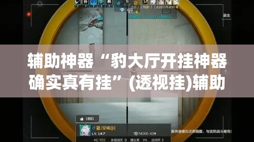 辅助神器“豹大厅开挂神器确实真有挂”(透视挂)辅助透视教程