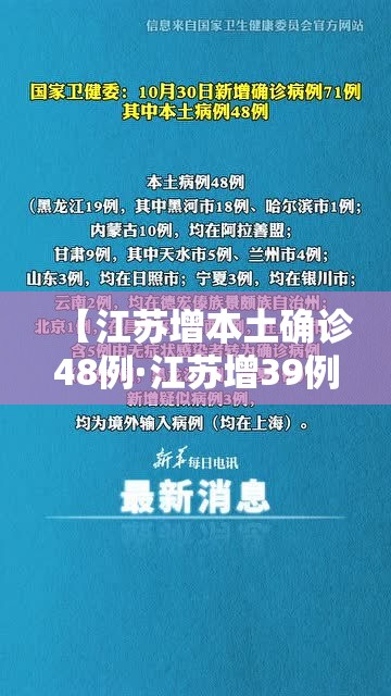 【江苏增本土确诊48例·江苏增39例本土确诊】 【江苏增本土确诊48例·江苏增39例本土确诊】