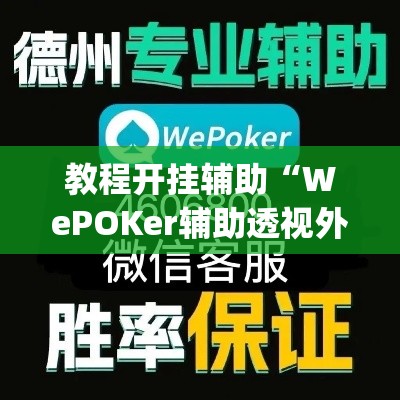 教程开挂辅助“WePOKer辅助透视外挂	”(透视挂)辅助透视教程