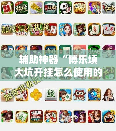 辅助神器“博乐填大坑开挂怎么使用的	”(透视挂)辅助透视教程