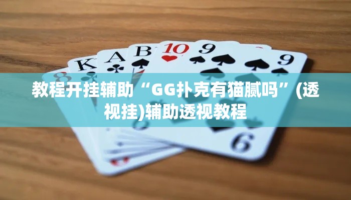 教程开挂辅助“GG扑克有猫腻吗”(透视挂)辅助透视教程