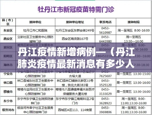 丹江疫情新增病例—(丹江肺炎疫情最新消息有多少人) 丹江疫情新增病例—(丹江肺炎疫情最新消息有多少人)