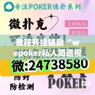 教程开挂辅助“wepoker私人局透视插件	”(透视挂)辅助透视教程