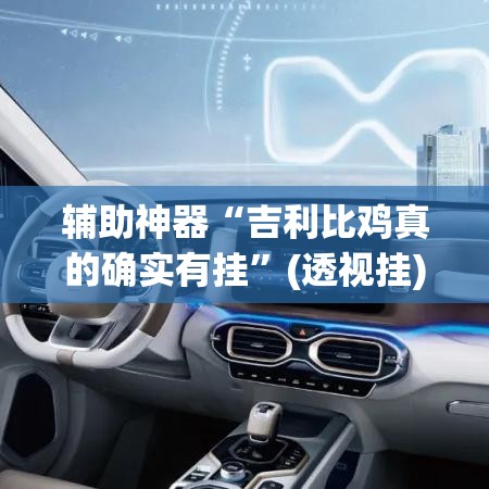 辅助神器“吉利比鸡真的确实有挂”(透视挂)辅助透视教程