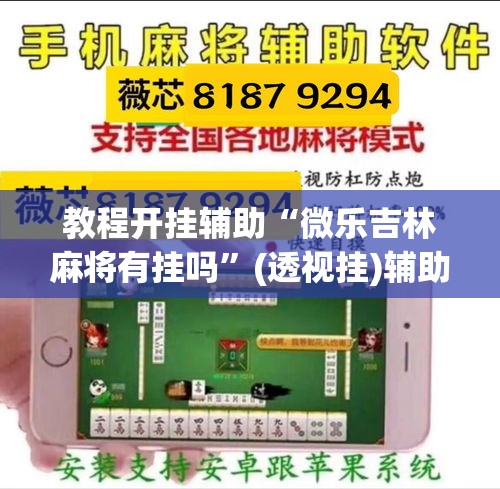 教程开挂辅助“微乐吉林麻将有挂吗”(透视挂)辅助透视教程