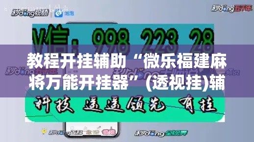 教程开挂辅助“微乐福建麻将万能开挂器”(透视挂)辅助透视教程