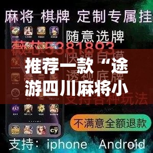 推荐一款“途游四川麻将小程序必赢神器	”(透视挂)辅助透视教程