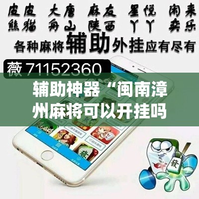 辅助神器“闽南漳州麻将可以开挂吗	”(透视挂)辅助透视教程