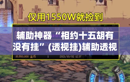 辅助神器“相约十五胡有没有挂”(透视挂)辅助透视教程