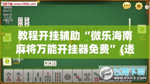 教程开挂辅助“微乐海南麻将万能开挂器免费	”(透视挂)辅助透视教程