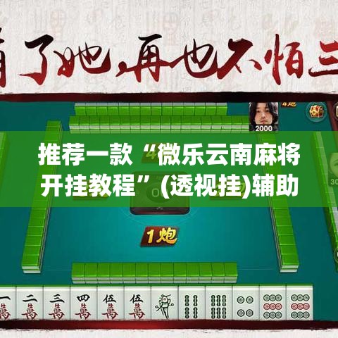 推荐一款“微乐云南麻将开挂教程”(透视挂)辅助透视教程