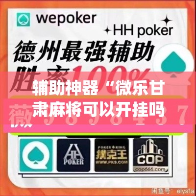 辅助神器“微乐甘肃麻将可以开挂吗	”(透视挂)辅助透视教程