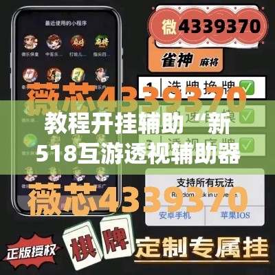 教程开挂辅助“新518互游透视辅助器”(透视挂)辅助透视教程