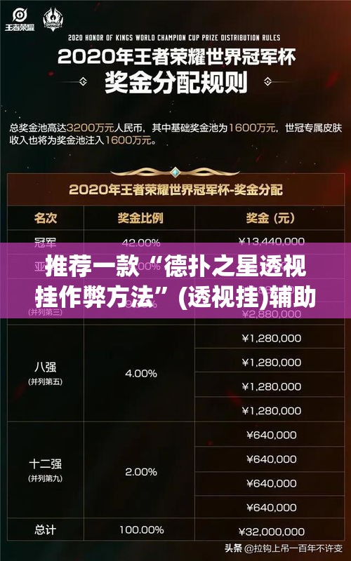 推荐一款“德扑之星透视挂作弊方法	”(透视挂)辅助透视教程