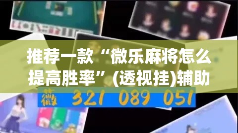 推荐一款“微乐麻将怎么提高胜率”(透视挂)辅助透视教程