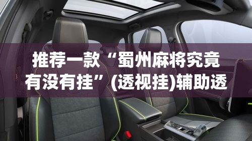 推荐一款“蜀州麻将究竟有没有挂”(透视挂)辅助透视教程