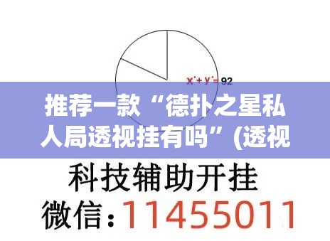 推荐一款“德扑之星私人局透视挂有吗”(透视挂)辅助透视教程