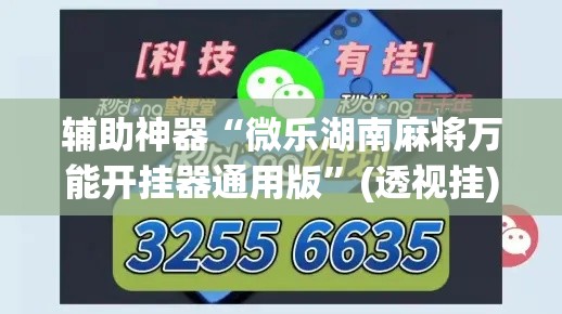 辅助神器“微乐湖南麻将万能开挂器通用版	”(透视挂)辅助透视教程