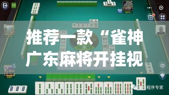 推荐一款“雀神广东麻将开挂视频教程”(透视挂)辅助透视教程