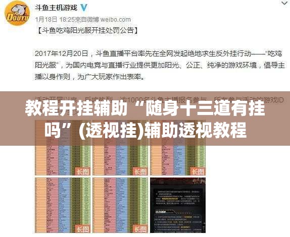 教程开挂辅助“随身十三道有挂吗	”(透视挂)辅助透视教程