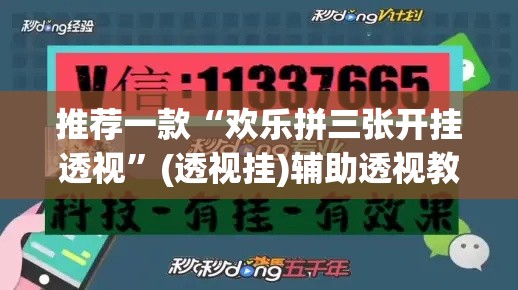 推荐一款“欢乐拼三张开挂透视”(透视挂)辅助透视教程