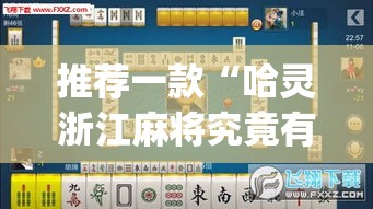 推荐一款“哈灵浙江麻将究竟有挂吗”(透视挂)辅助透视教程