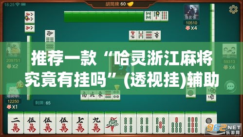 推荐一款“哈灵浙江麻将究竟有挂吗	”(透视挂)辅助透视教程