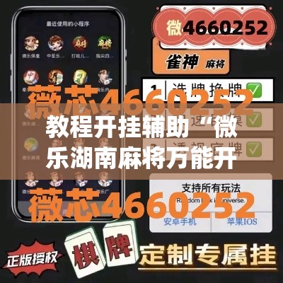 教程开挂辅助“微乐湖南麻将万能开挂器免费	”(透视挂)辅助透视教程