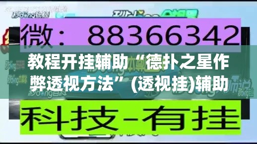 教程开挂辅助“德扑之星作弊透视方法”(透视挂)辅助透视教程