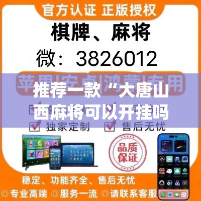 推荐一款“大唐山西麻将可以开挂吗”(透视挂)辅助透视教程