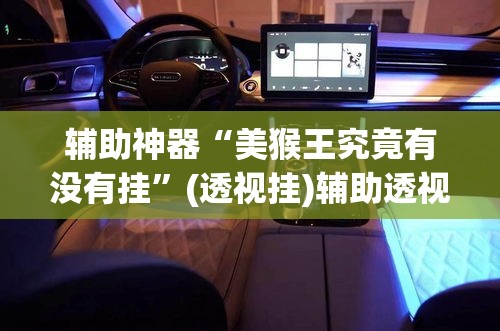 辅助神器“美猴王究竟有没有挂”(透视挂)辅助透视教程