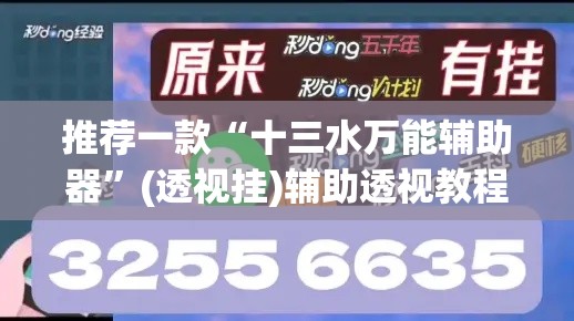 推荐一款“十三水万能辅助器”(透视挂)辅助透视教程