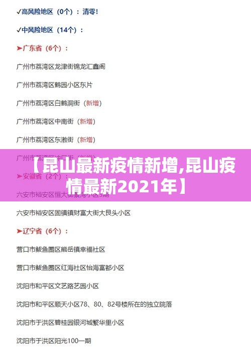 【昆山最新疫情新增,昆山疫情最新2021年】