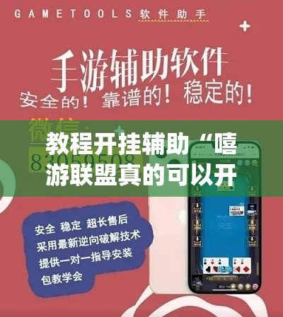 教程开挂辅助“嘻游联盟真的可以开挂”(透视挂)辅助透视教程
