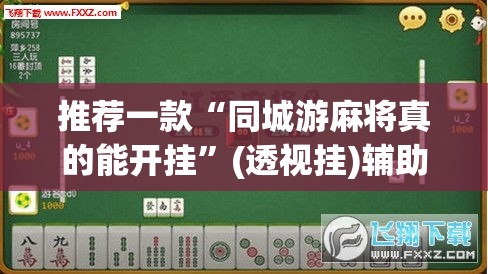 推荐一款“同城游麻将真的能开挂	”(透视挂)辅助透视教程