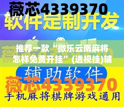 推荐一款“微乐云南麻将怎样免费开挂	”(透视挂)辅助透视教程