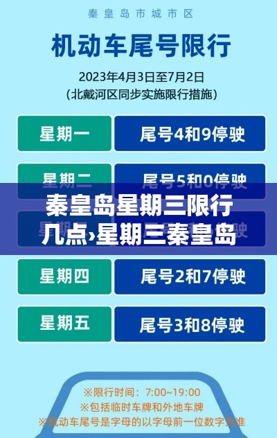 秦皇岛星期三限行几点›星期三秦皇岛限什么号