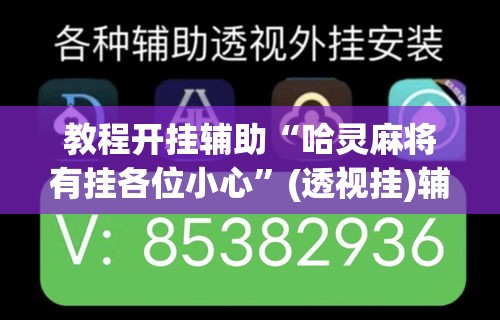 教程开挂辅助“哈灵麻将有挂各位小心	”(透视挂)辅助透视教程