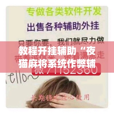 教程开挂辅助“夜猫麻将系统作弊辅助工具”(透视挂)辅助透视教程