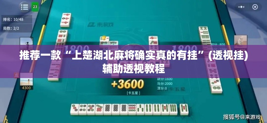 推荐一款“上楚湖北麻将确实真的有挂”(透视挂)辅助透视教程
