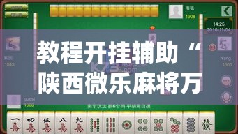 教程开挂辅助“陕西微乐麻将万能开挂器”(透视挂)辅助透视教程